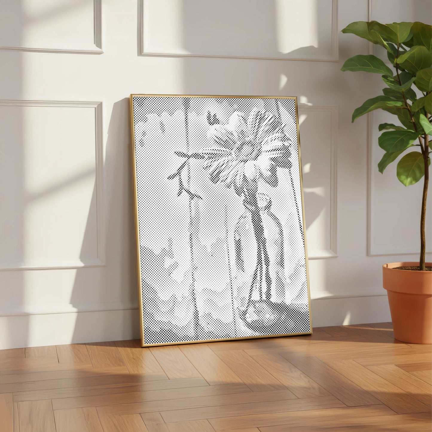 Blume im Glas Stillleben | Punktmalerei Set