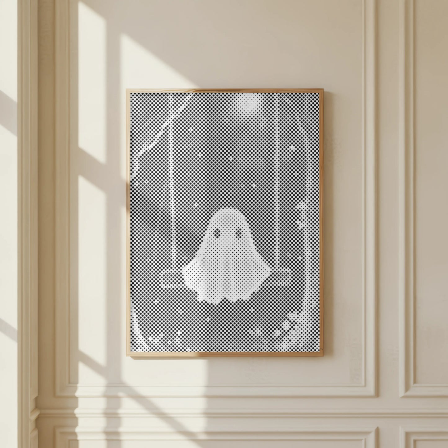 Geistchen auf der Schaukel – Halloween | Punktmalerei Set