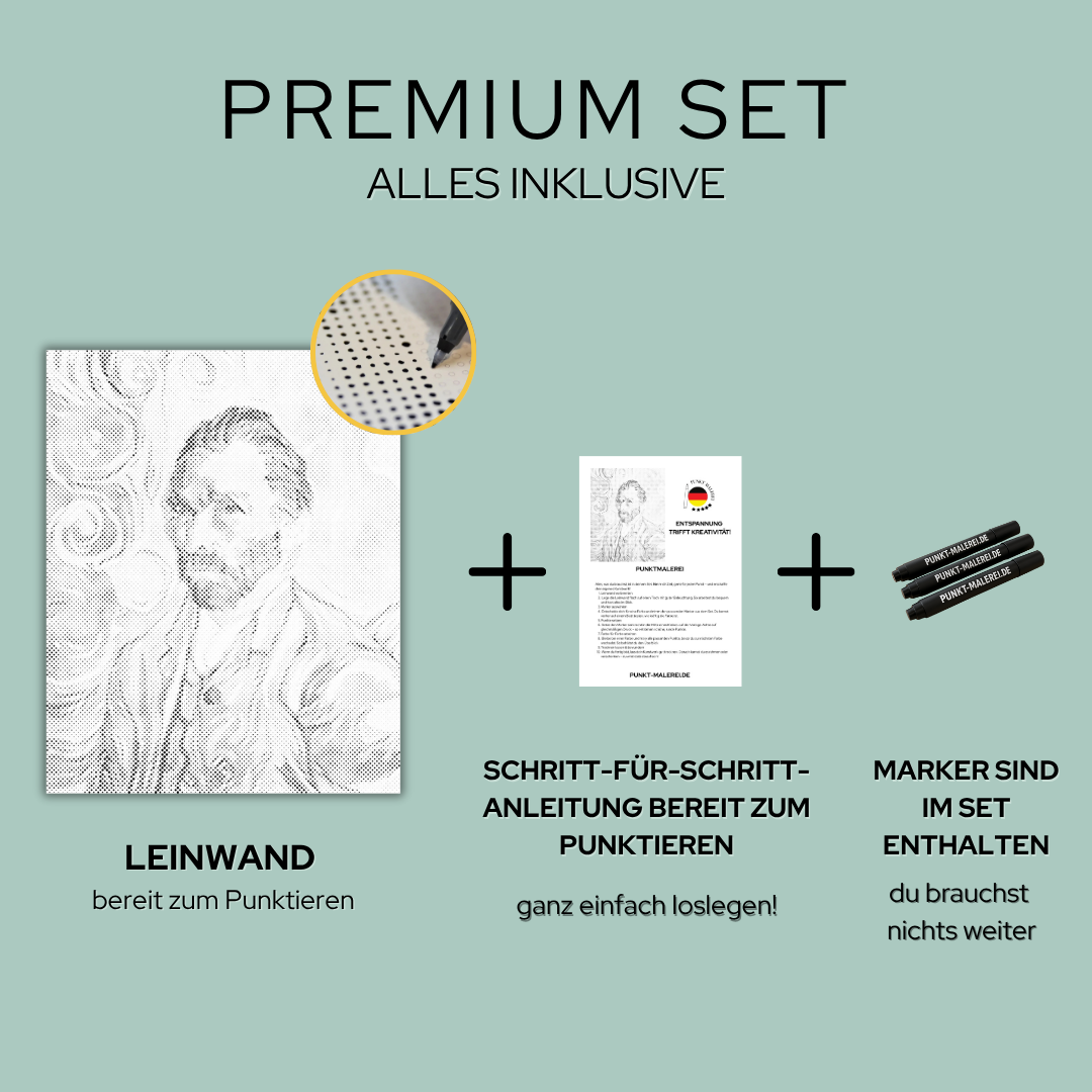 Moderne Tierkunst Baby Pinguin in Schwarz-Weiß Design