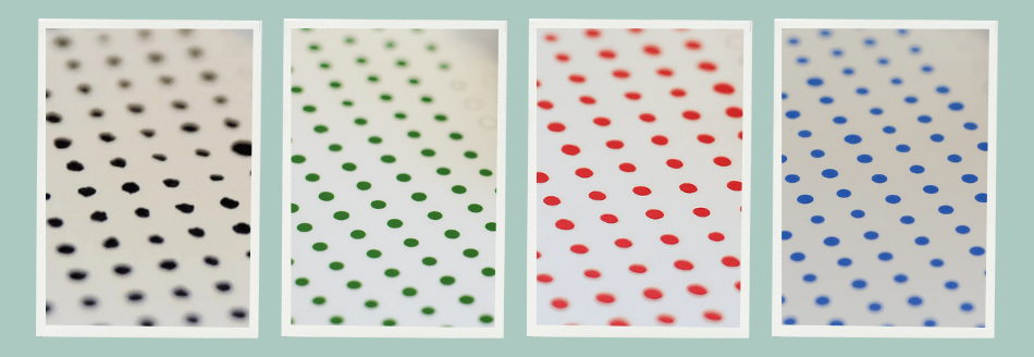 Neue Dot Painting Farben: Gold, Schwarz und Blau