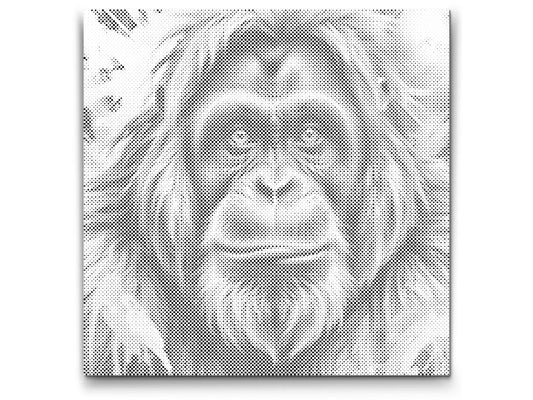 Orang-Utan | Dot Painting