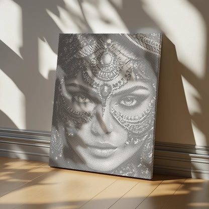 Arab Frau mit Juwelmaske | Punktmalerei Set
