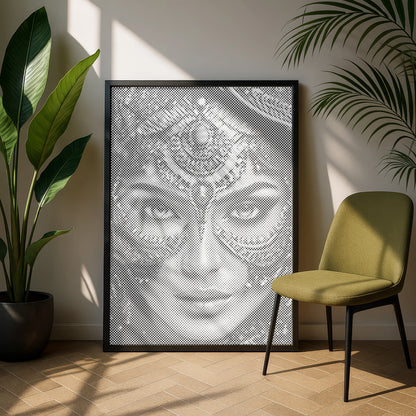 Arab Frau mit Juwelmaske | Punktmalerei Set