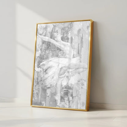 Ballerina in Bewegung | Punktmalerei Set