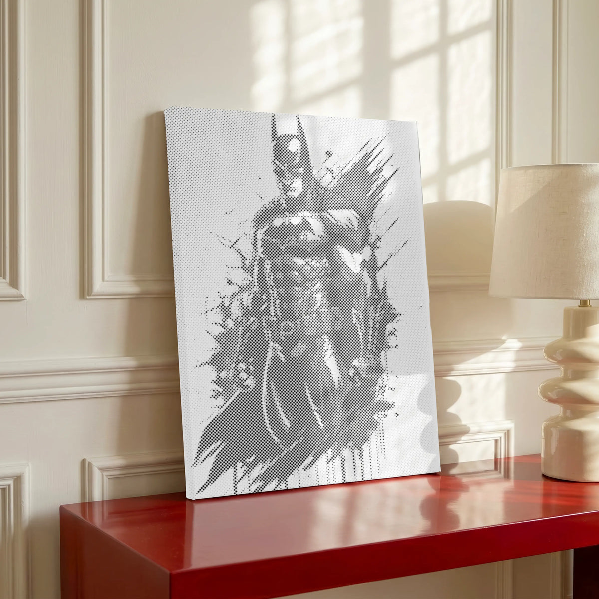 Batman Dark Knight | Punktmalerei Set als fertiges Punktmalerei Kunstwerk