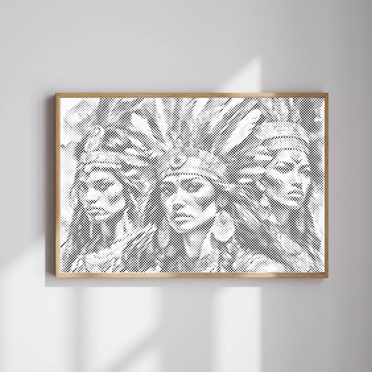 Schöne Frauen | Punktmalerei Set als fertiges Punktmalerei Kunstwerk