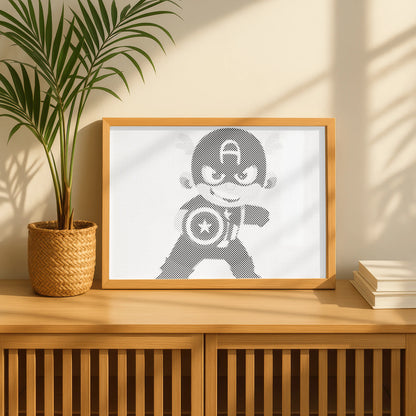 Captain America | Punktmalerei Set