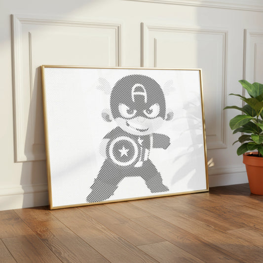 Captain America | Punktmalerei Set
