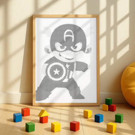 Captain America | Dot Painting