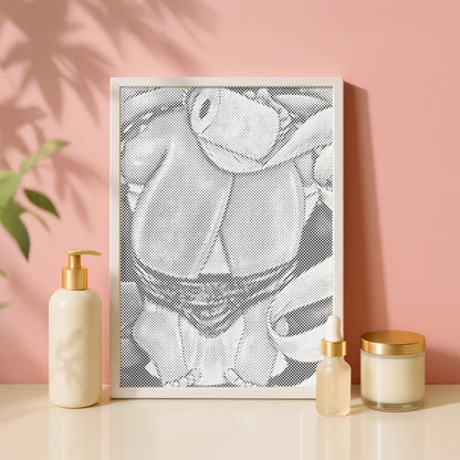 Freches Pin Up Motiv | Punktmalerei Set