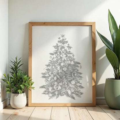 Weihnachtsbaum – Festliche Punktmalerei | Punktmalerei Set