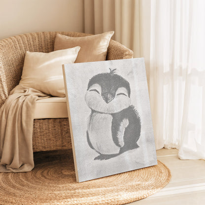 Niedlicher Baby Pinguin | Punktmalerei Set