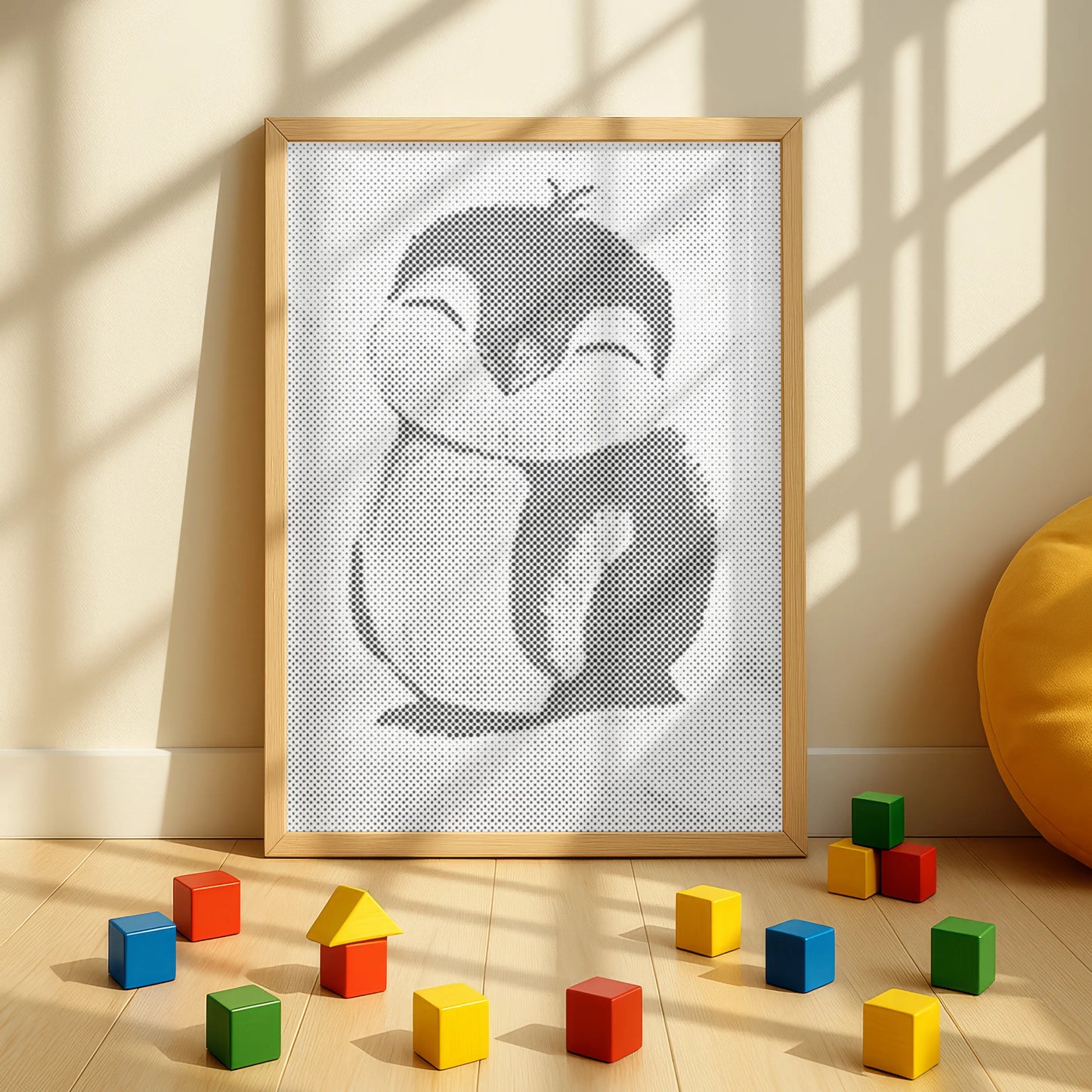 Niedlicher Baby Pinguin | Punktmalerei Set