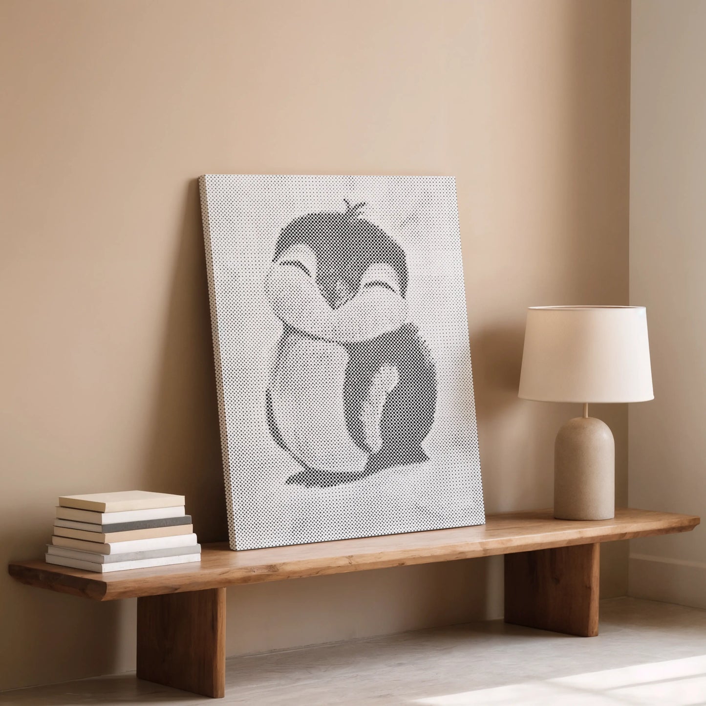 Niedlicher Baby Pinguin | Punktmalerei Set