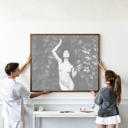 Frau in der Natur | Punktmalerei Set