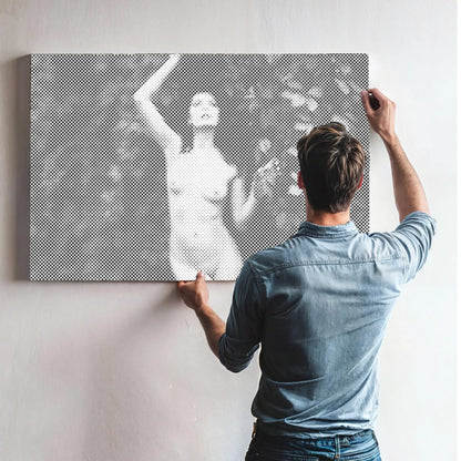 Frau in der Natur | Punktmalerei Set
