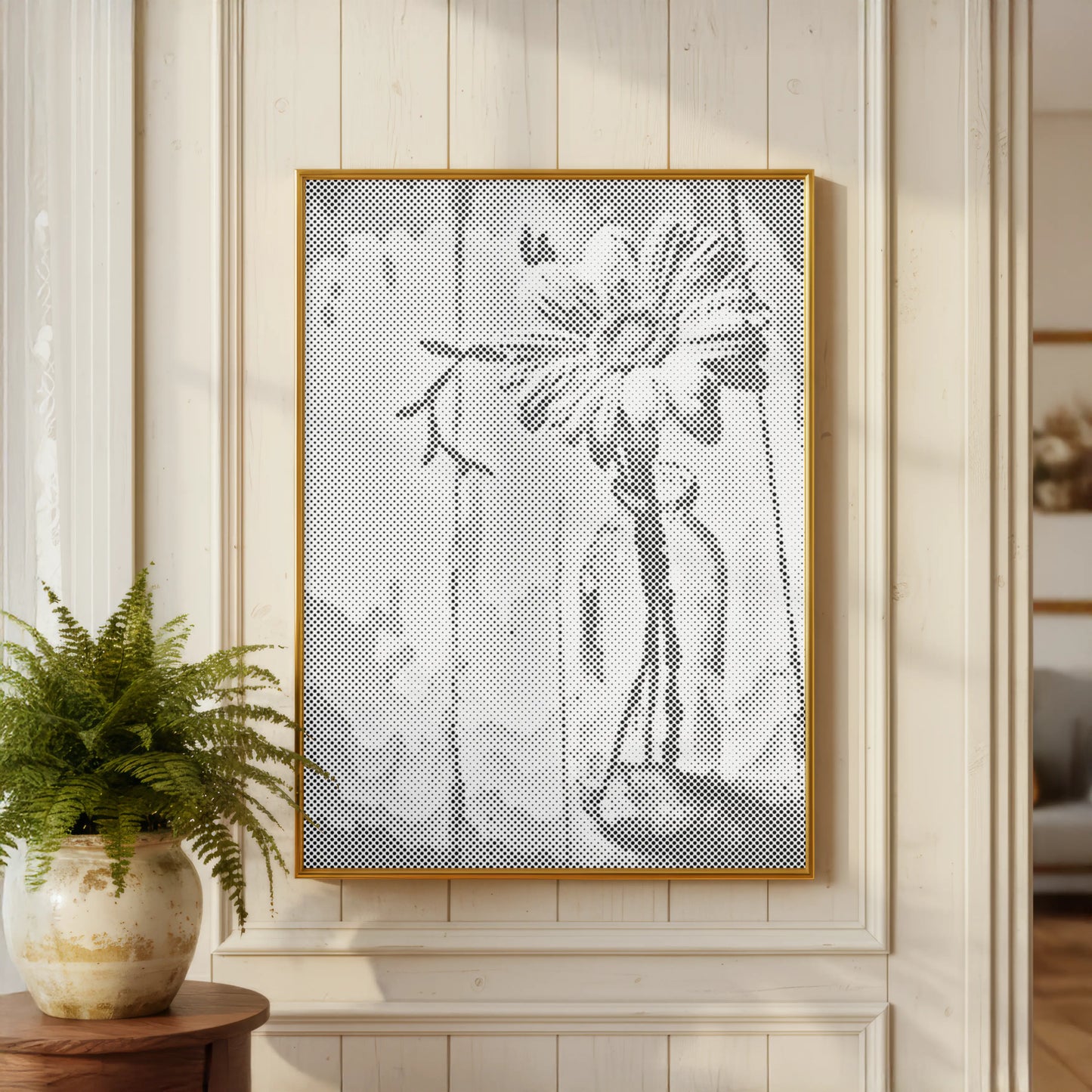 Blume im Glas Stillleben | Punktmalerei Set