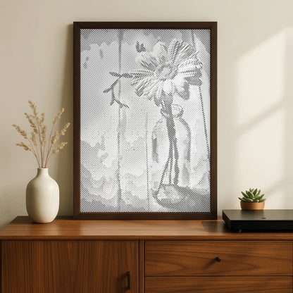 Blume im Glas Stillleben | Punktmalerei Set