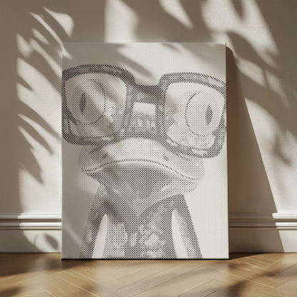 Frosch mit Brille | Punktmalerei Set