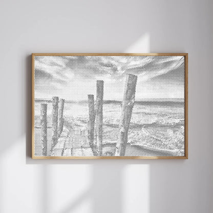 Sonnenuntergang am Strand | Punktmalerei Set