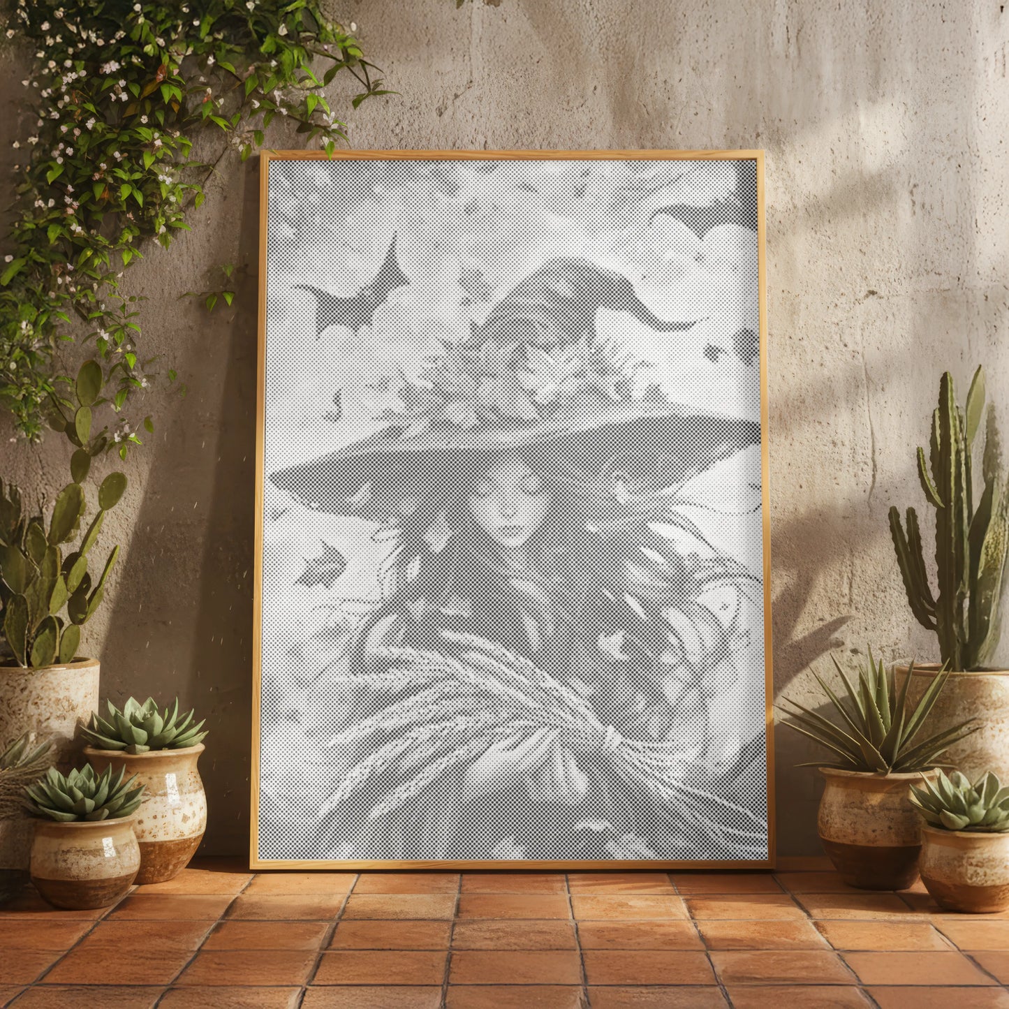 Erntehexe – Herbst Halloween | Punktmalerei Set