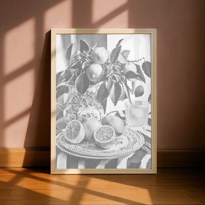 Orangen Stillleben | Punktmalerei Set