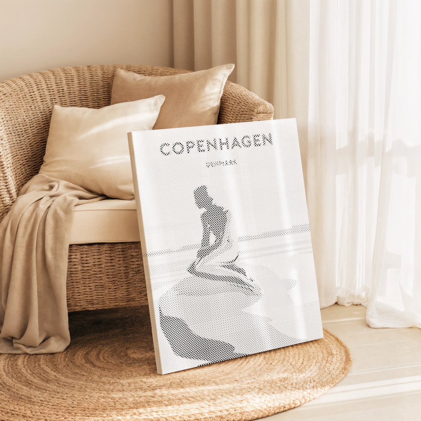 Die Kleine Meerjungfrau Kopenhagen | Punktmalerei Set
