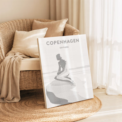 Die Kleine Meerjungfrau Kopenhagen | Punktmalerei Set