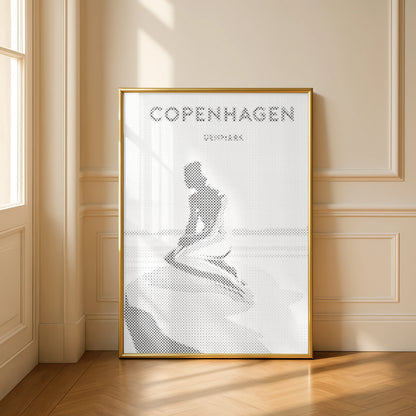 Die Kleine Meerjungfrau Kopenhagen | Punktmalerei Set