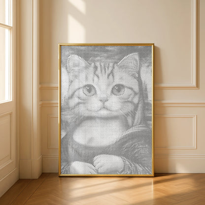 Mona Lisa Katze | Punktmalerei Set