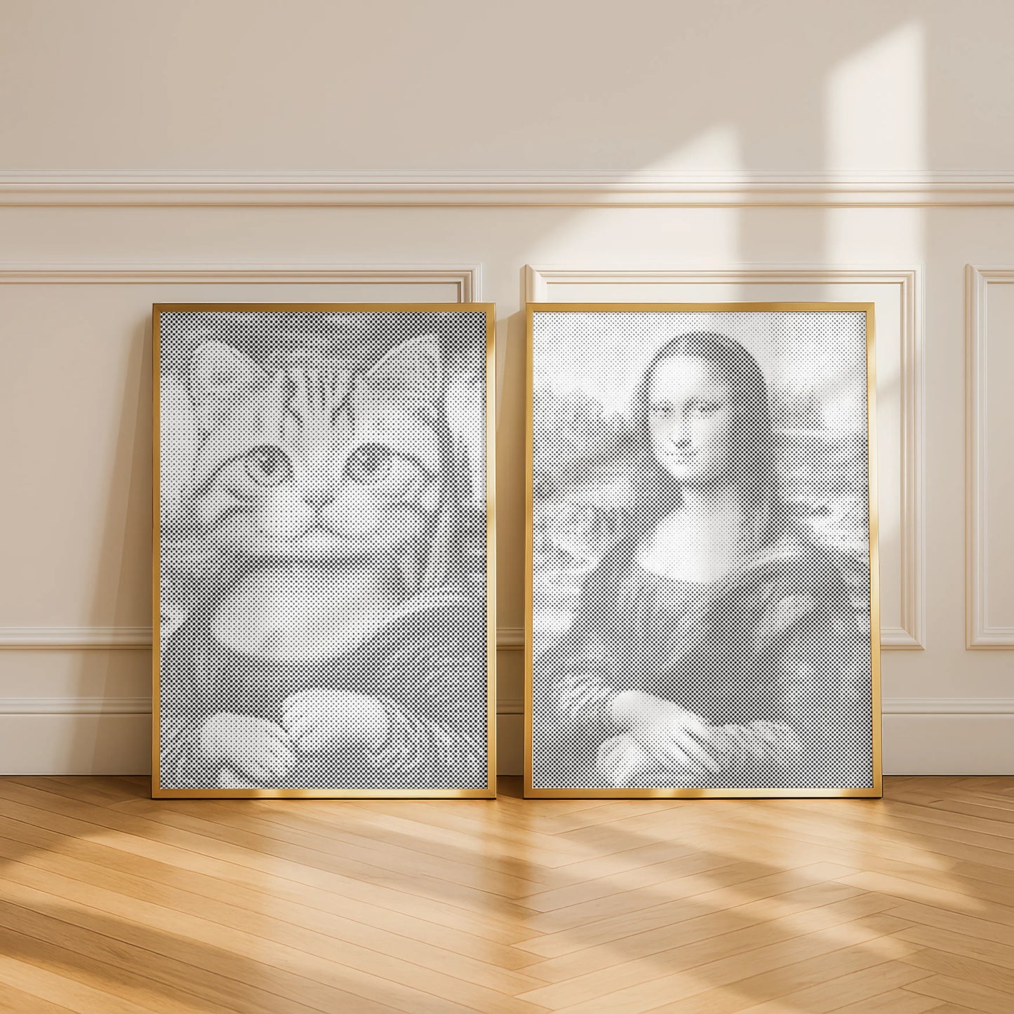 Mona Lisa Katze | Punktmalerei Set