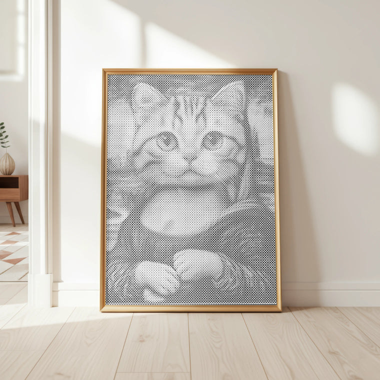 Mona Lisa Katze | Punktmalerei Set