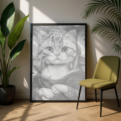 Mona Lisa Katze | Punktmalerei Set