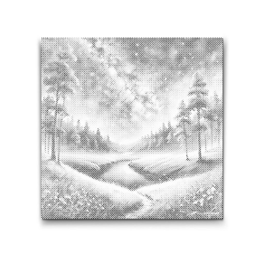 Dot Painting Nachtlandschaft – Punktmalerei Motiv mit nächtlicher Landschaft & Sternenhimmel