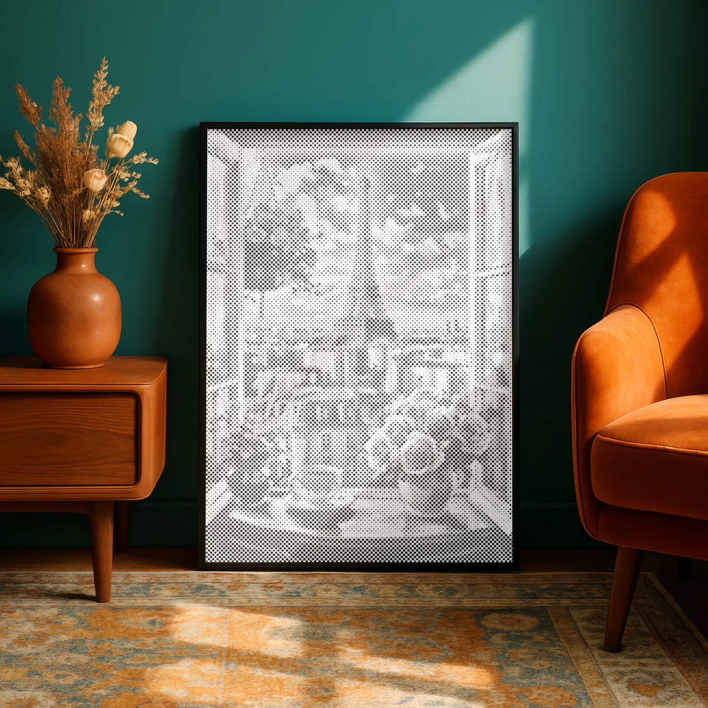Pariser Fensterblick – Eiffelturm | Punktmalerei Set