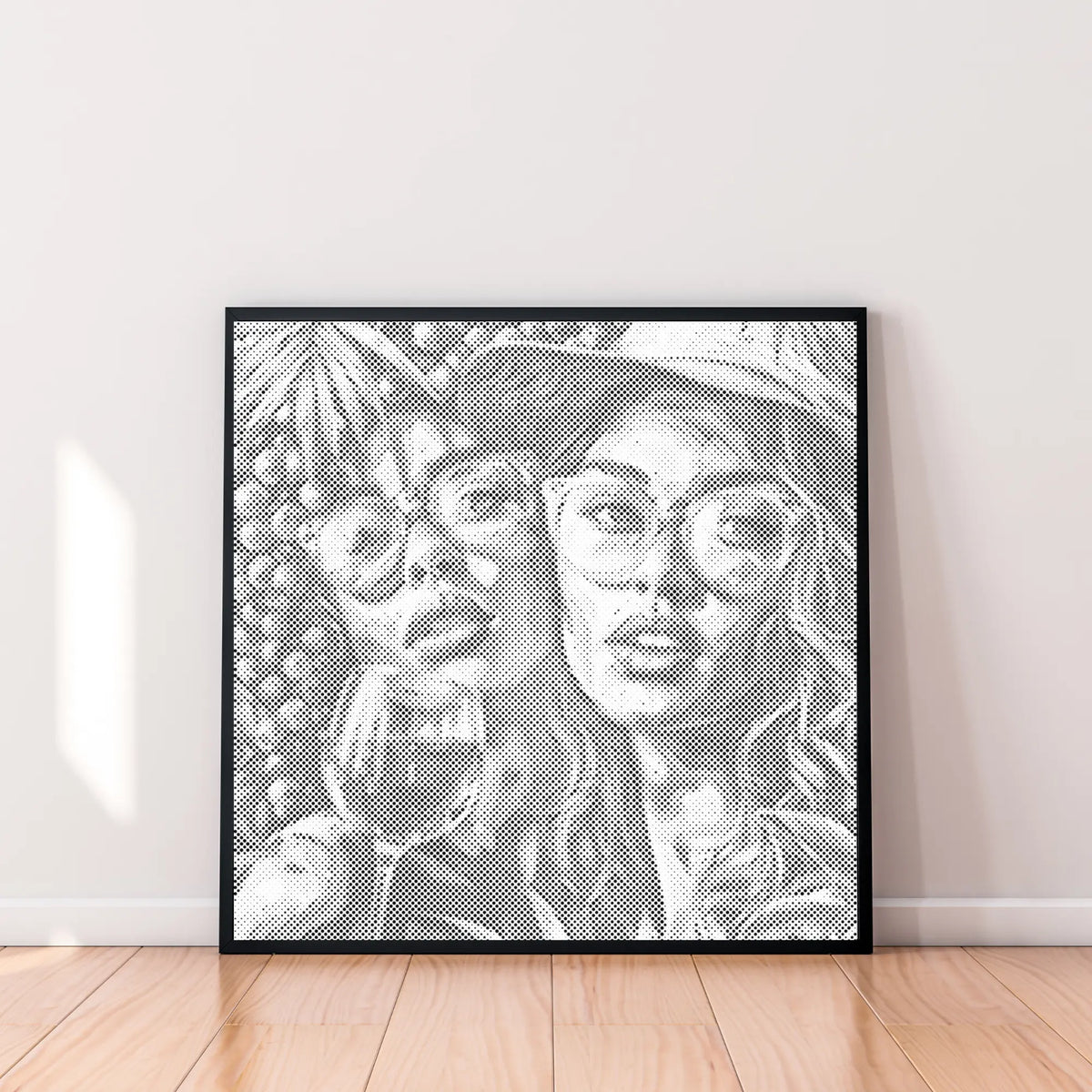 Party Girls | Punktmalerei Set als fertiges Punktmalerei Kunstwerk