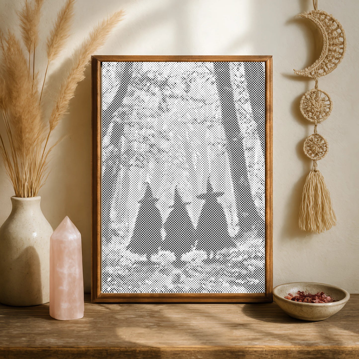 Drei Hexen im Wald – Halloween | Punktmalerei Set