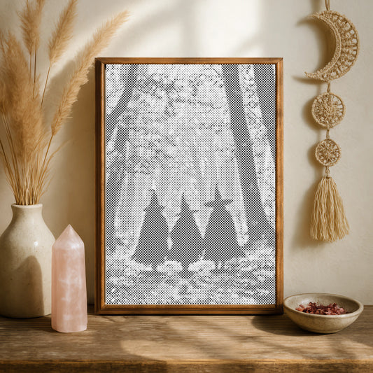 Drei Hexen im Wald – Halloween | Punktmalerei Set