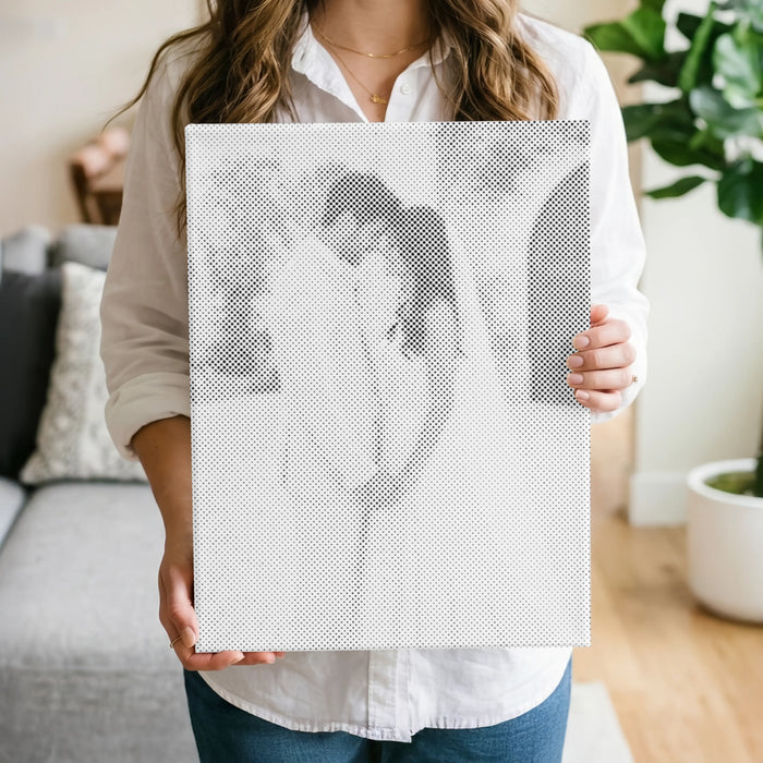Ein individuelles Punktbild für Hochzeit oder Jubiläum