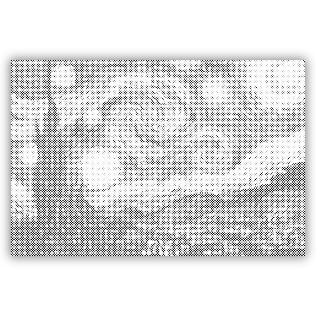 Sternennacht – Van Gogh | Punktmalerei Set als fertiges Punktmalerei Kunstwerk
