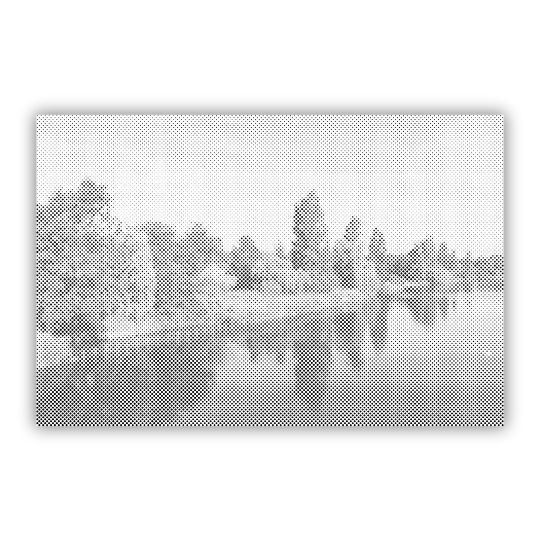 Hyde Park London | Punktmalerei Set als fertiges Punktmalerei Kunstwerk