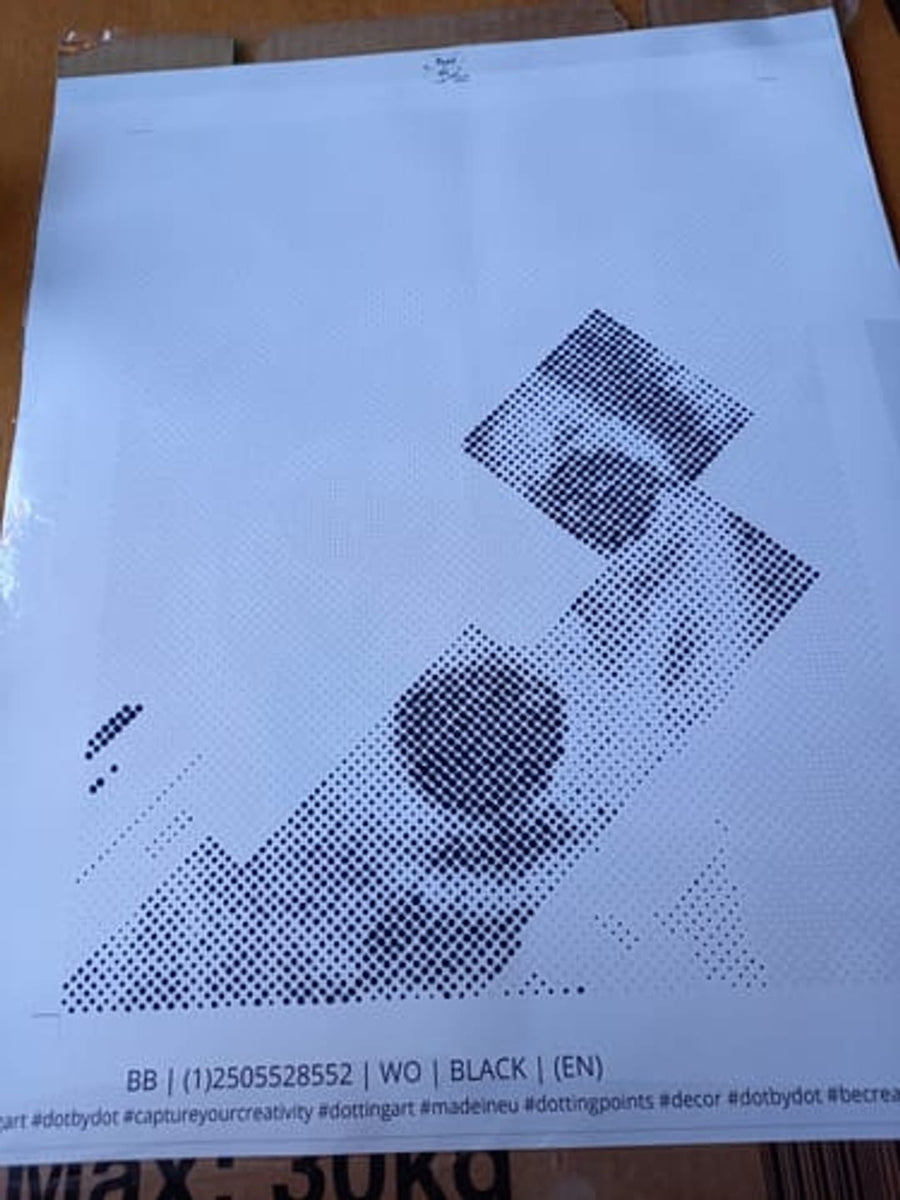 Kundenbewertung: Spaß und Spannung beim Punktmalerei Projekt vom ersten Punkt an.