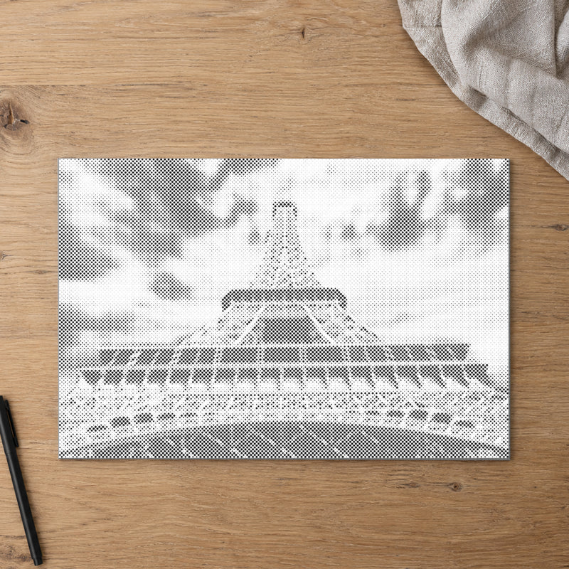 Eiffelturm | Punktmalerei Set als fertiges Punktmalerei Kunstwerk